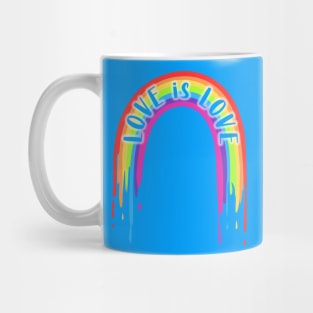 Love Is Love Rainbow Glow Mug